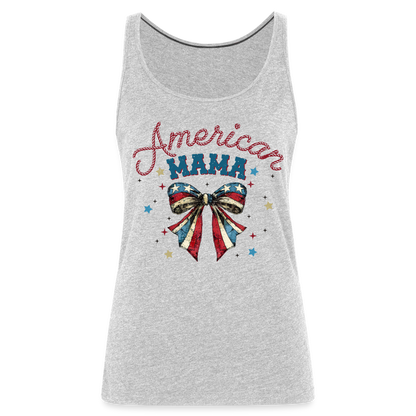 American Mama Women’s Premium Tank Top - heather gray