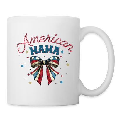 American Mama Coffee Mug - white