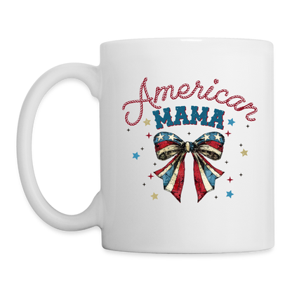 American Mama Coffee Mug - white