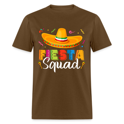 Cinco De Mayo Fiesta Squad T-Shirt - brown