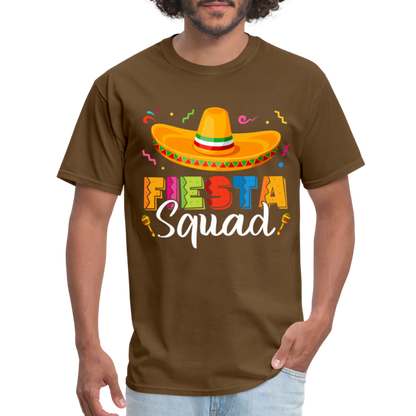 Cinco De Mayo Fiesta Squad T-Shirt - brown