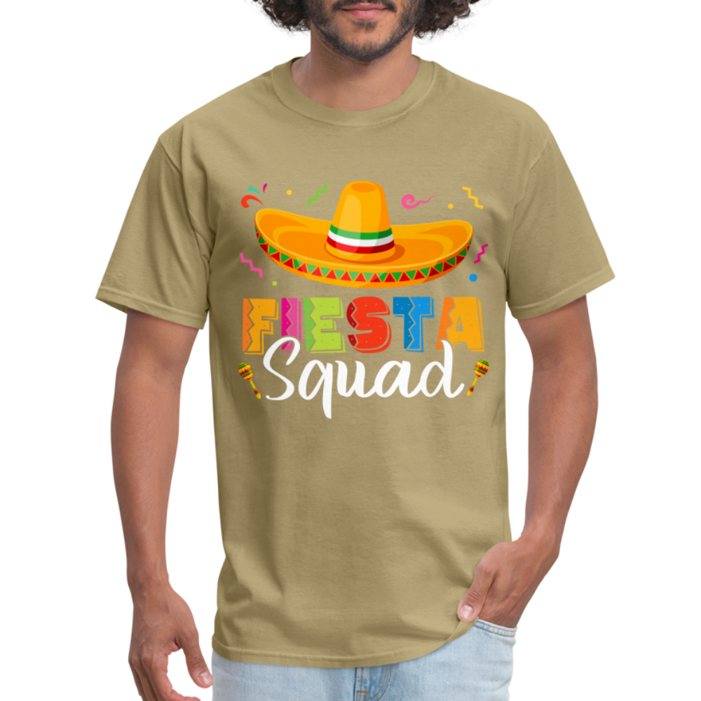 Cinco De Mayo Fiesta Squad T-Shirt - khaki