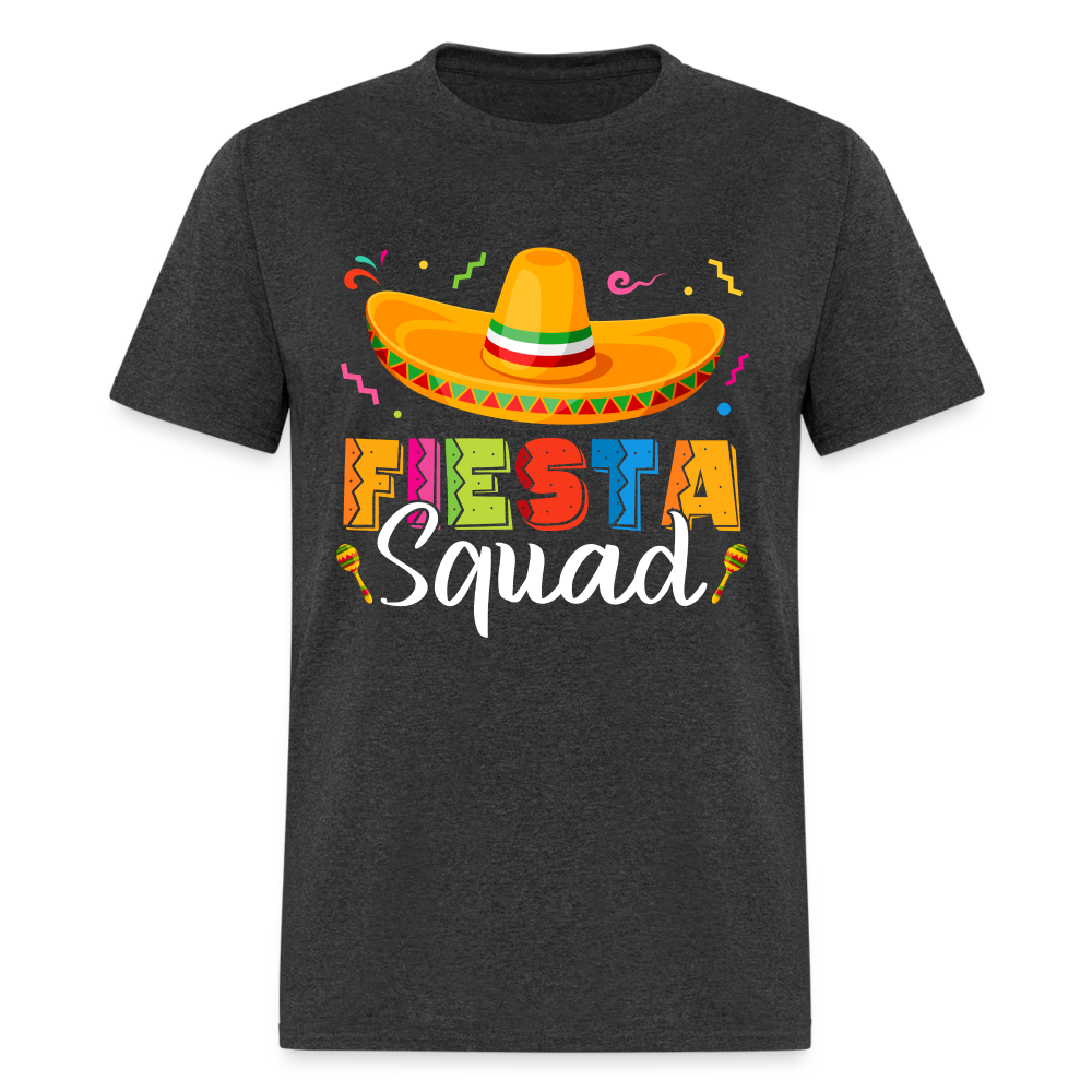 Cinco De Mayo Fiesta Squad T-Shirt - heather black
