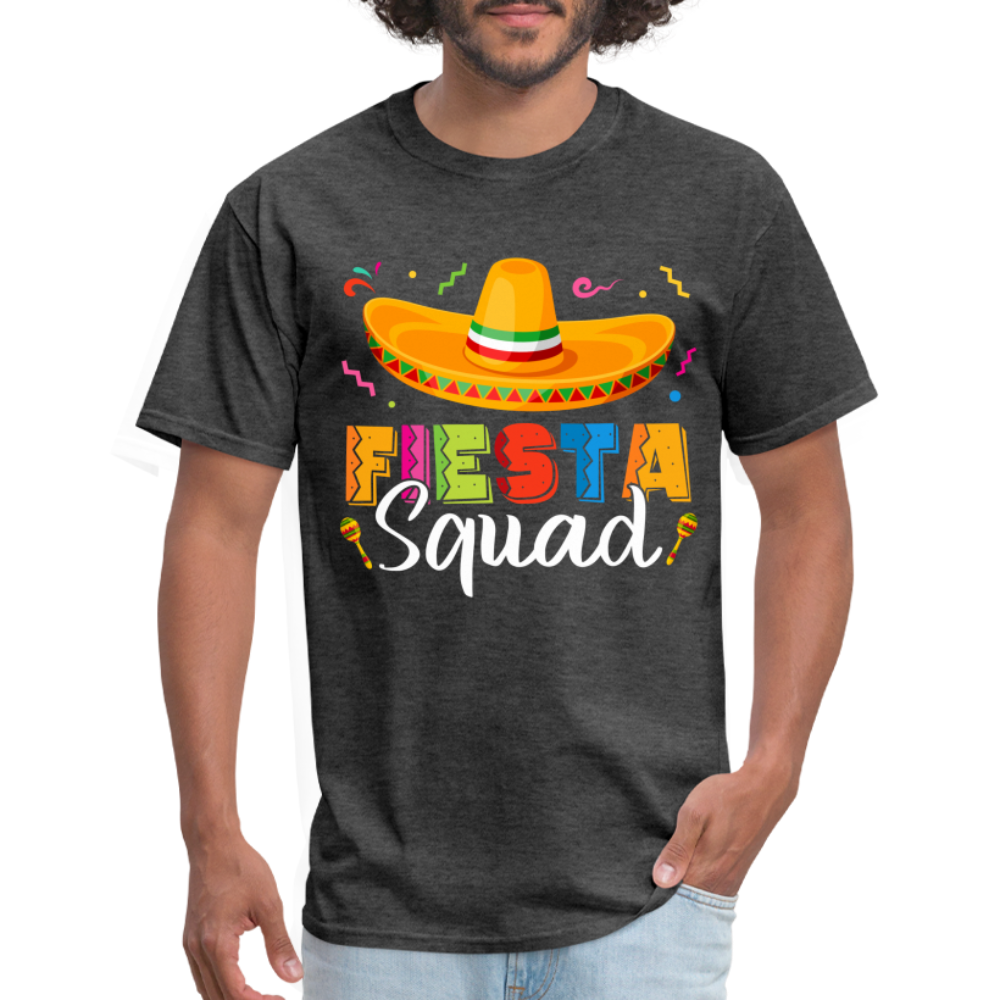 Cinco De Mayo Fiesta Squad T-Shirt - heather black