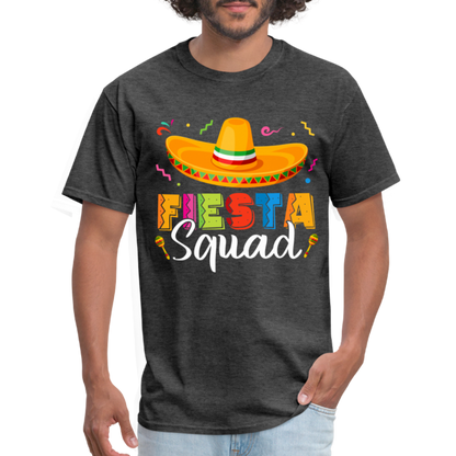 Cinco De Mayo Fiesta Squad T-Shirt - heather black