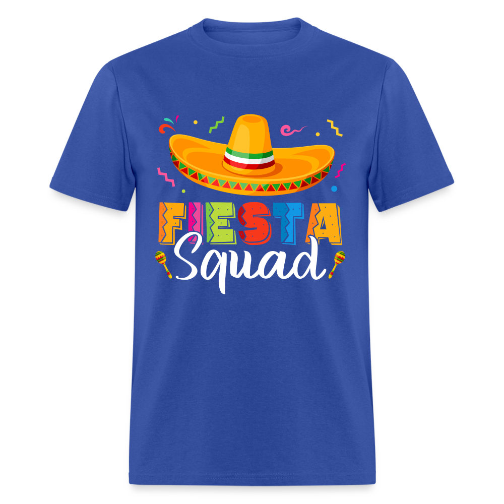 Cinco De Mayo Fiesta Squad T-Shirt - royal blue