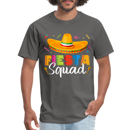 Cinco De Mayo Fiesta Squad T-Shirt - charcoal