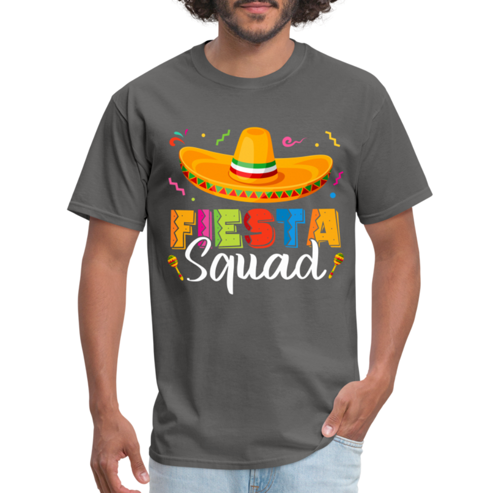 Cinco De Mayo Fiesta Squad T-Shirt - charcoal