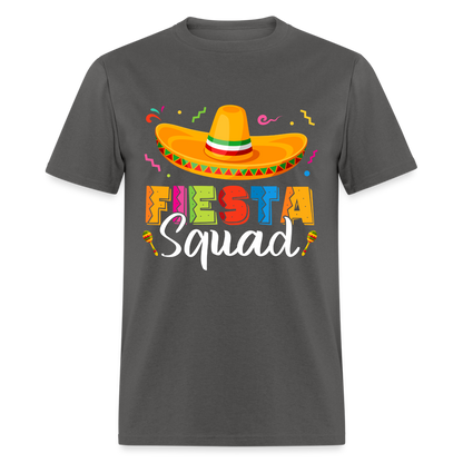 Cinco De Mayo Fiesta Squad T-Shirt - charcoal