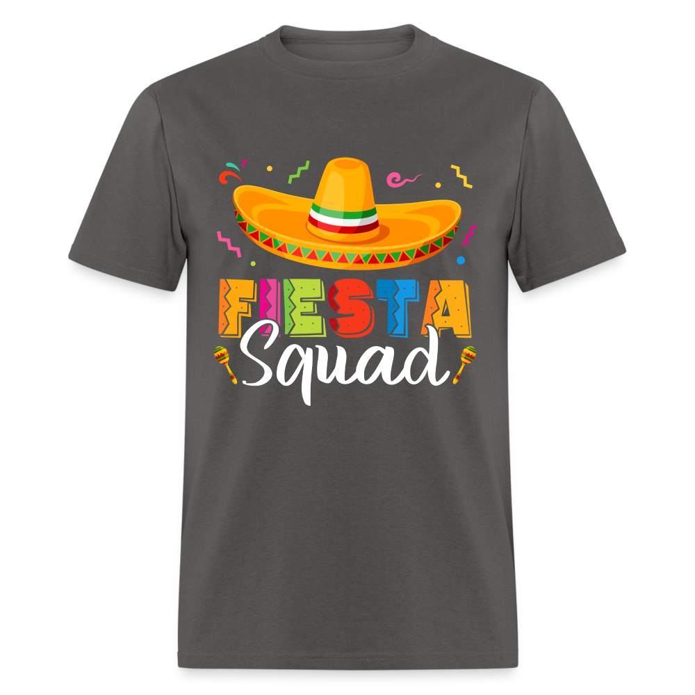 Cinco De Mayo Fiesta Squad T-Shirt - charcoal