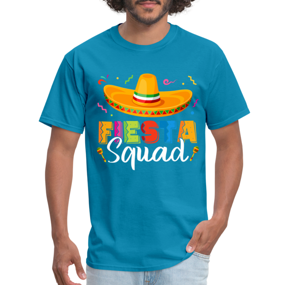 Cinco De Mayo Fiesta Squad T-Shirt - turquoise
