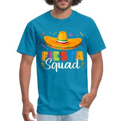 Cinco De Mayo Fiesta Squad T-Shirt - turquoise