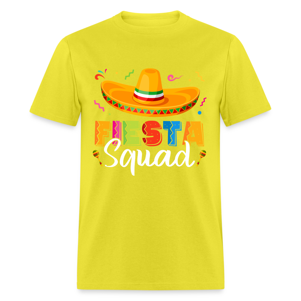Cinco De Mayo Fiesta Squad T-Shirt - yellow