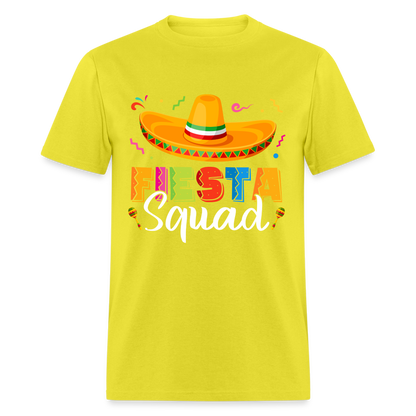 Cinco De Mayo Fiesta Squad T-Shirt - yellow