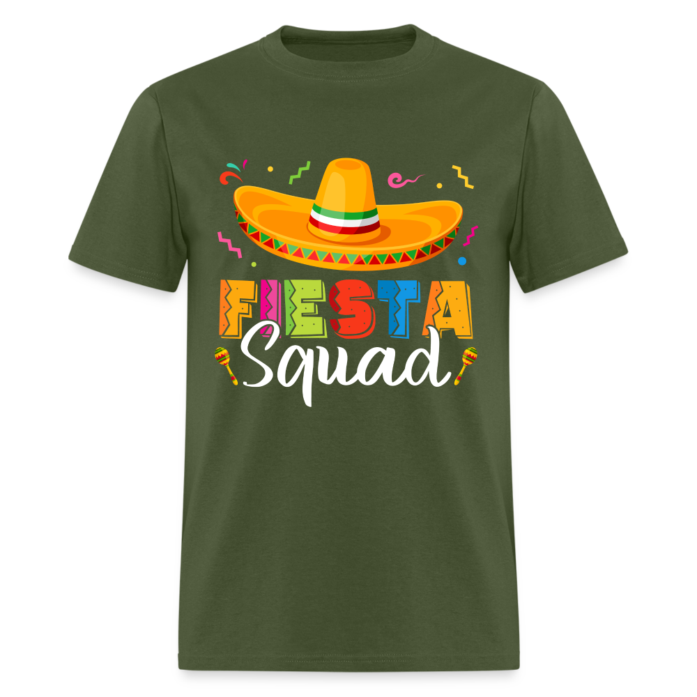 Cinco De Mayo Fiesta Squad T-Shirt - military green