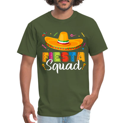 Cinco De Mayo Fiesta Squad T-Shirt - military green