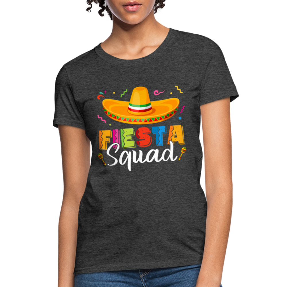 Cinco De Mayo Fiesta Squad Women's T-Shirt - heather black