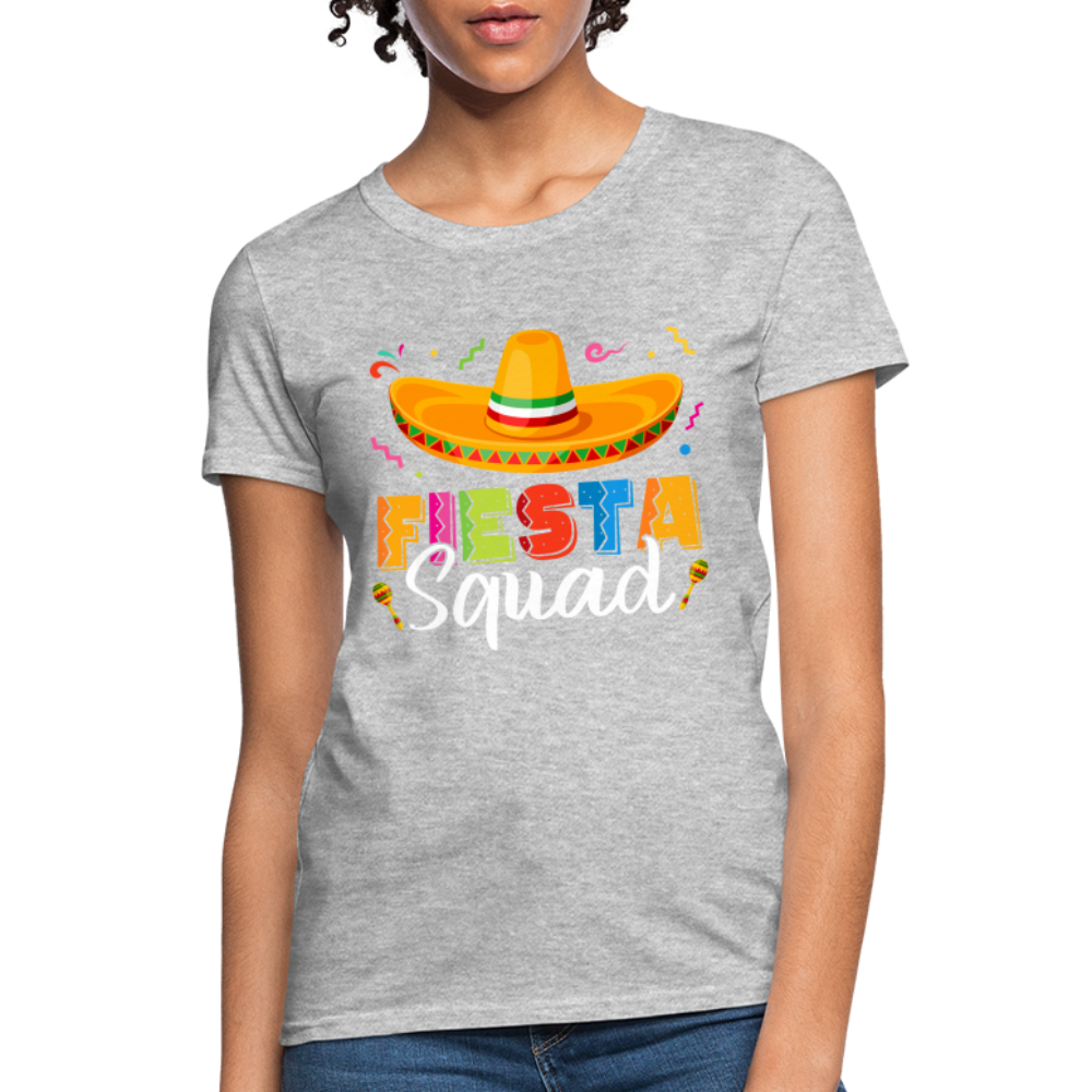 Cinco De Mayo Fiesta Squad Women's T-Shirt - heather gray