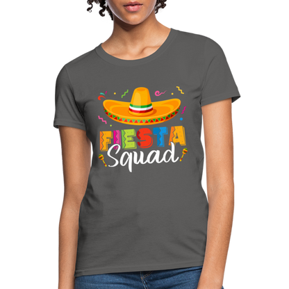 Cinco De Mayo Fiesta Squad Women's T-Shirt - charcoal