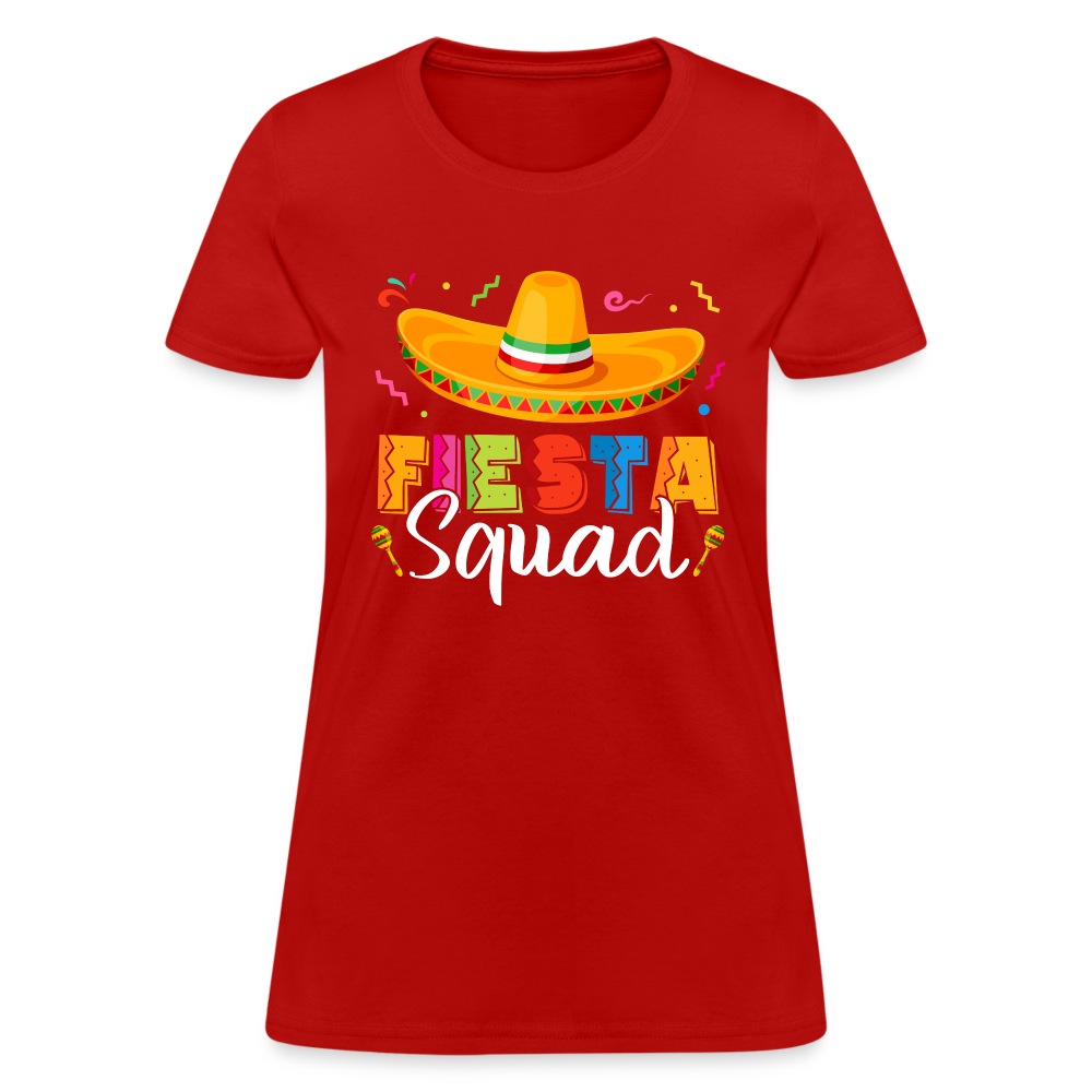 Cinco De Mayo Fiesta Squad Women's T-Shirt - red