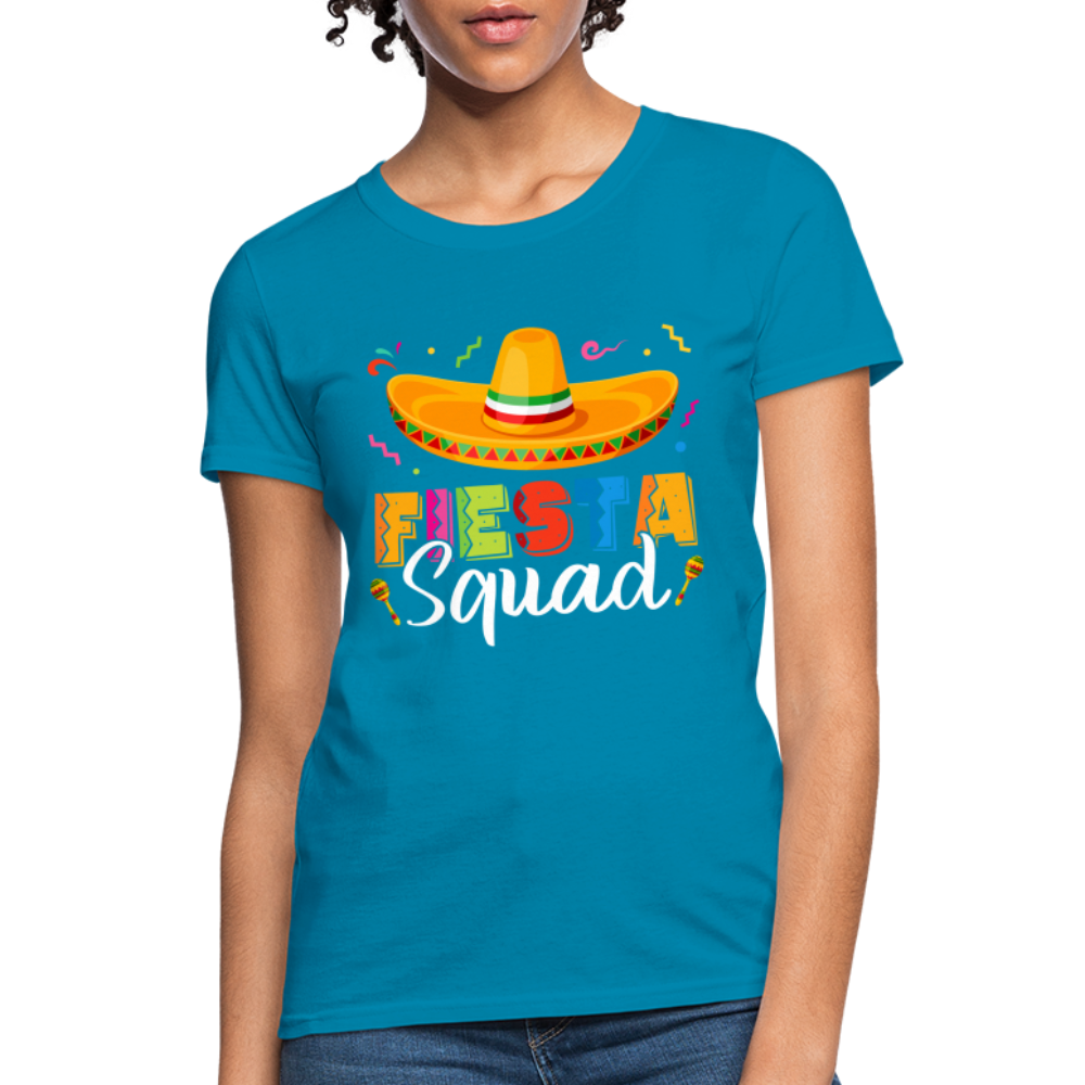 Cinco De Mayo Fiesta Squad Women's T-Shirt - turquoise