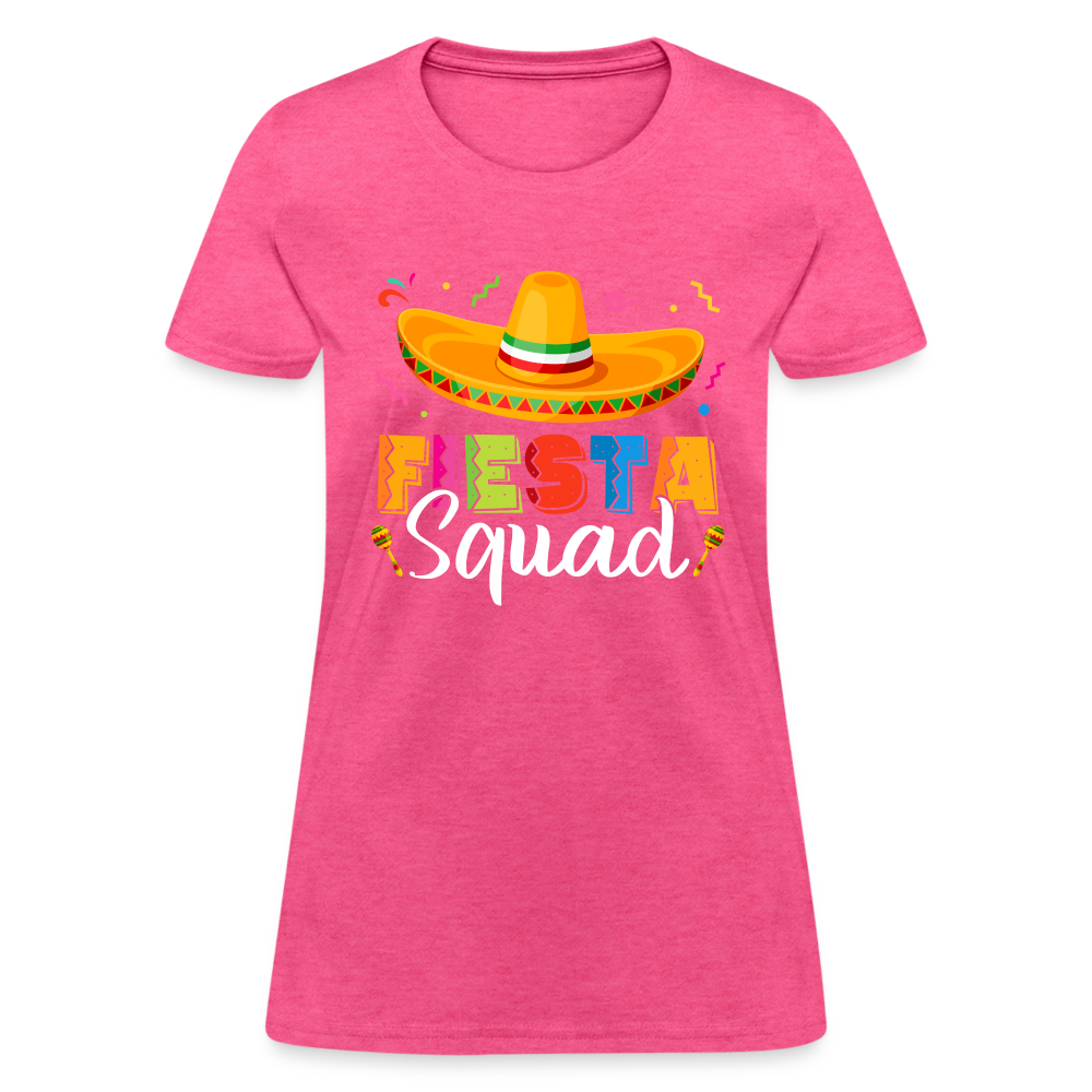 Cinco De Mayo Fiesta Squad Women's T-Shirt - heather pink