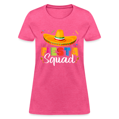 Cinco De Mayo Fiesta Squad Women's T-Shirt - heather pink