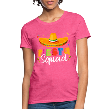 Cinco De Mayo Fiesta Squad Women's T-Shirt - heather pink