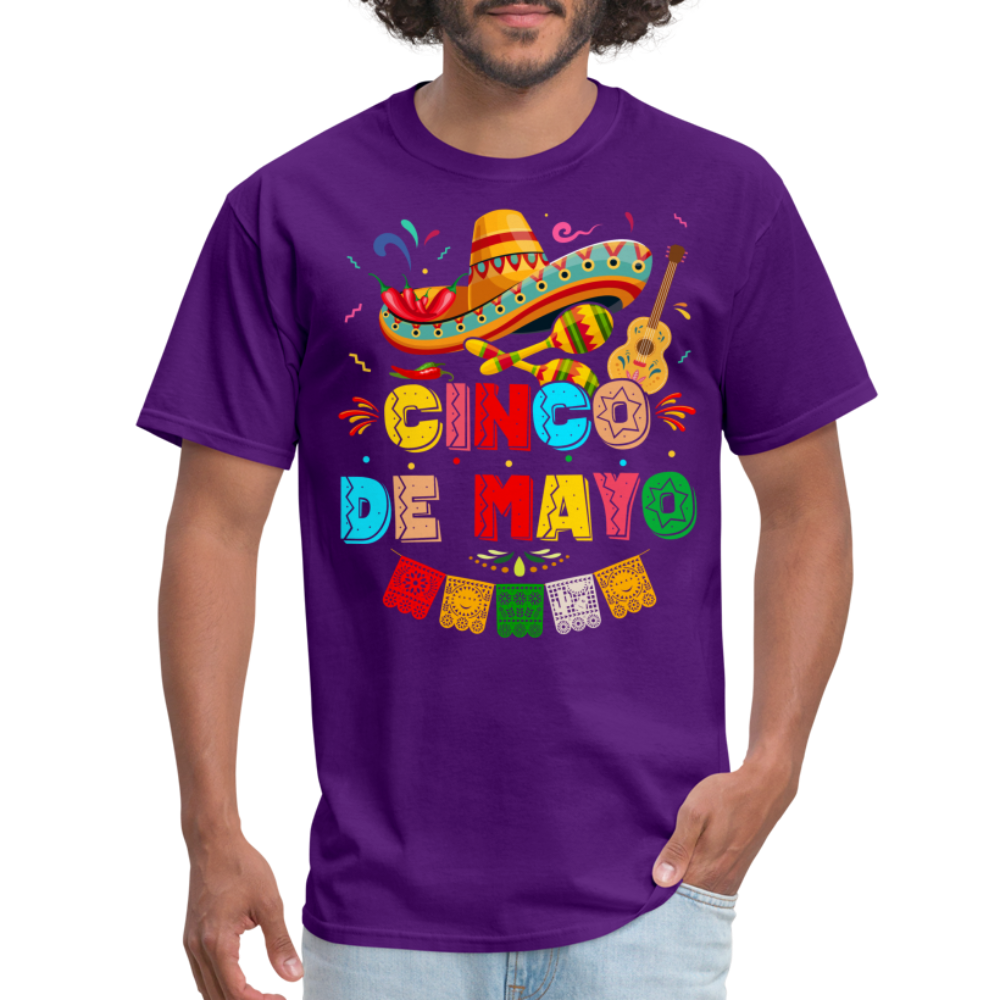 Cinco de Mayo T-Shirt - purple