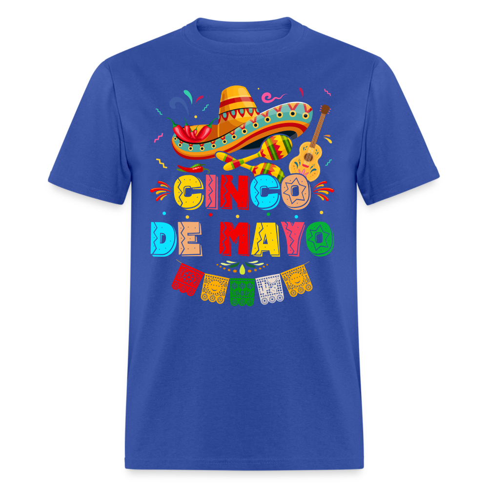 Cinco de Mayo T-Shirt - royal blue