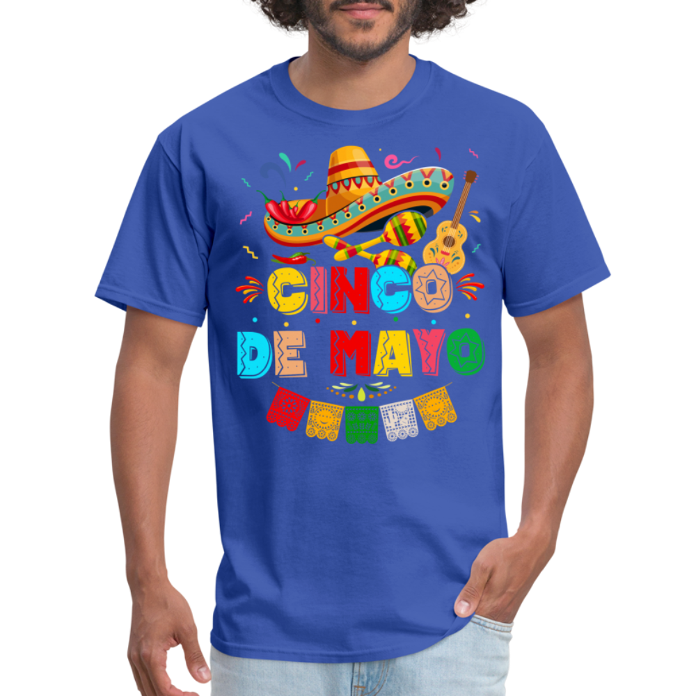 Cinco de Mayo T-Shirt - royal blue