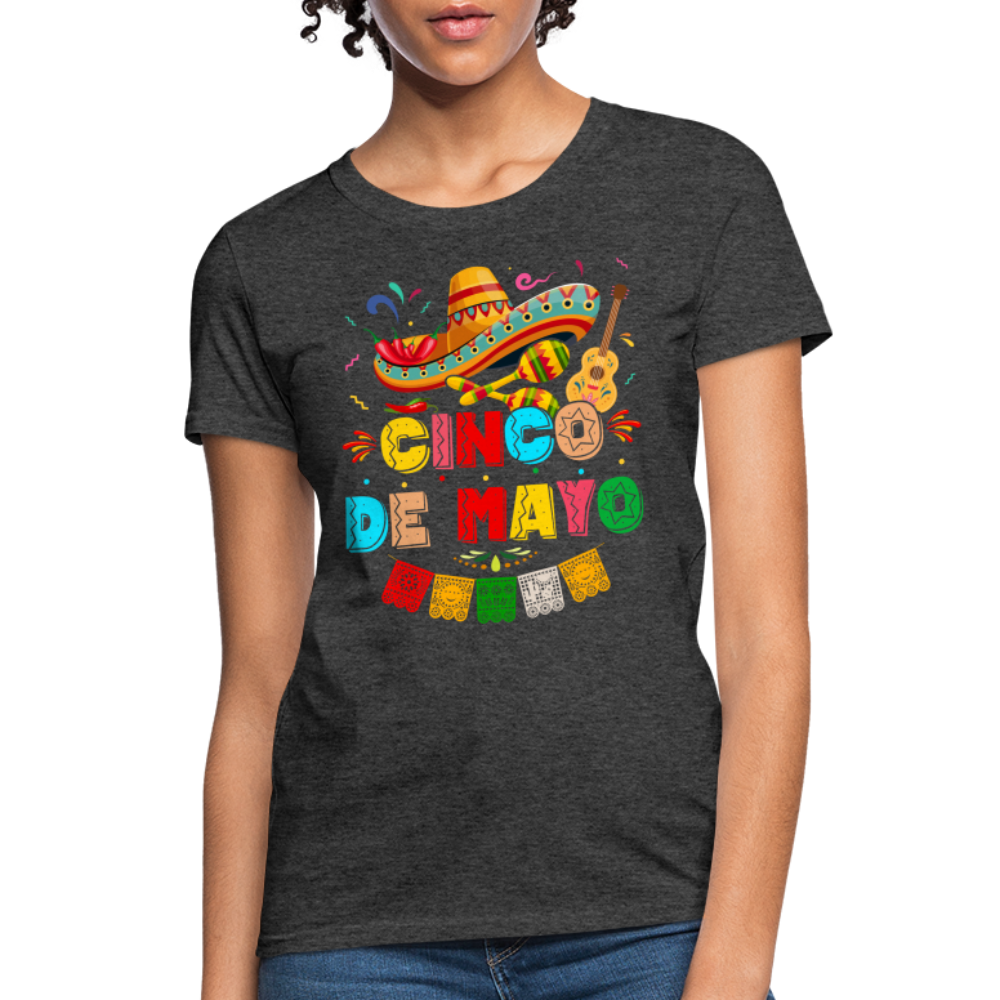 Cinco de Mayo Women's T-Shirt - heather black