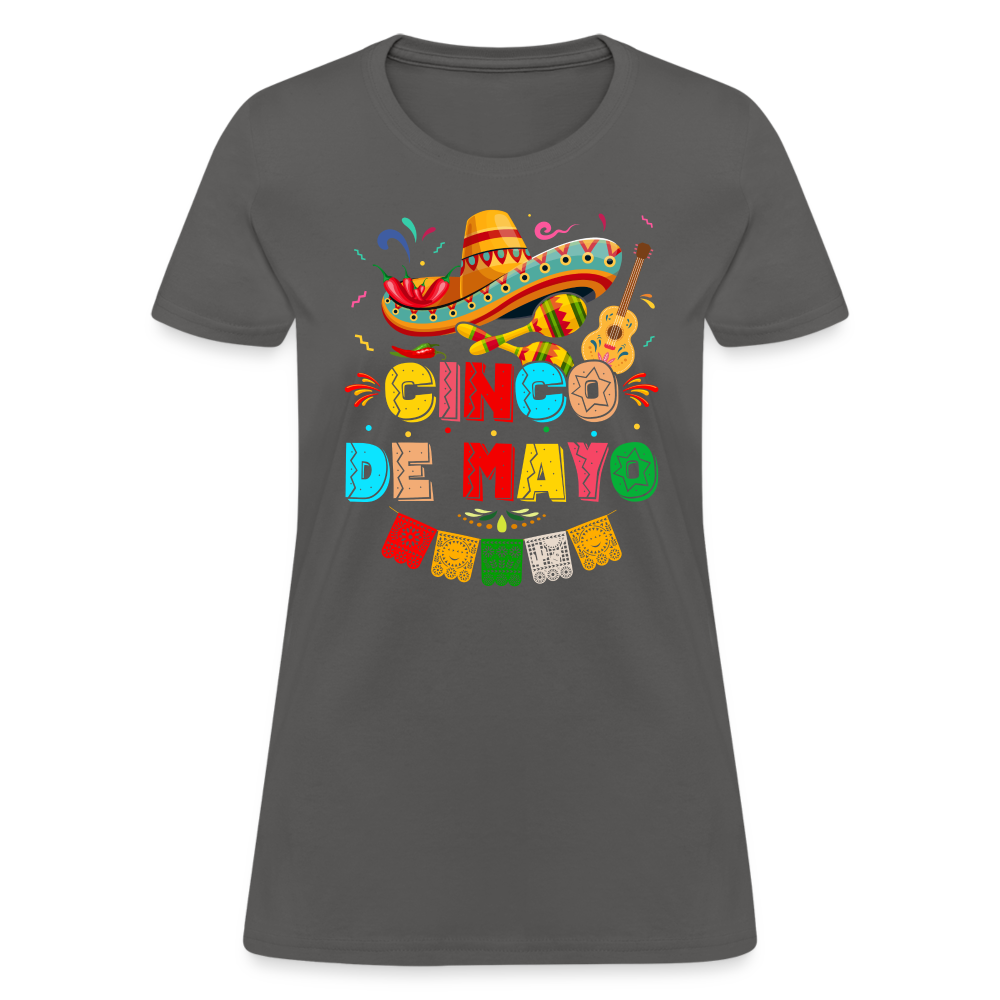 Cinco de Mayo Women's T-Shirt - charcoal