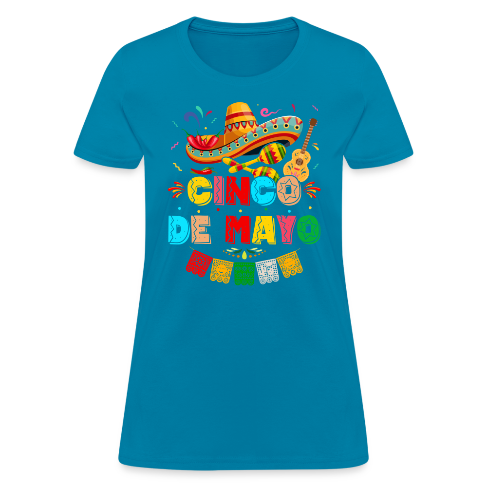 Cinco de Mayo Women's T-Shirt - turquoise