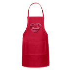 Stepmother Word Art Heart Adjustable Apron