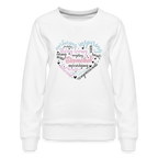 Stepmother Word Art Heart Women’s Premium Sweatshirt