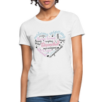 Stepmother Word Art Heart Women's T-Shirt