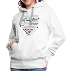 Mommy Heart Wordart Women’s Premium Hoodie