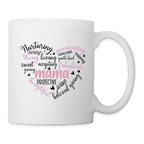 Mama Word Art Heart Coffee Mug