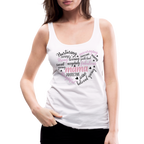 Mama Word Art Heart Women’s Premium Tank Top