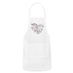 Mama Word Art Heart Adjustable Apron
