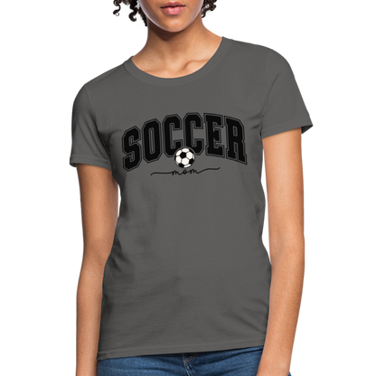 Soccer Mom Women's T-Shirt - charcoal