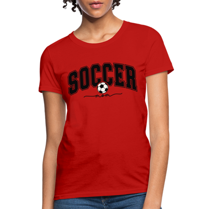 Soccer Mom Women's T-Shirt - red