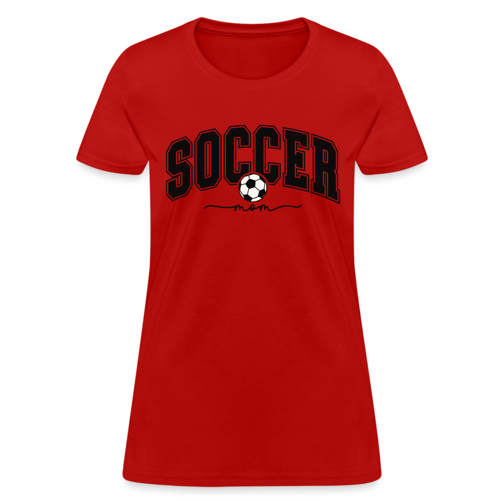 Soccer Mom Women's T-Shirt - red