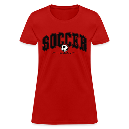 Soccer Mom Women's T-Shirt - red