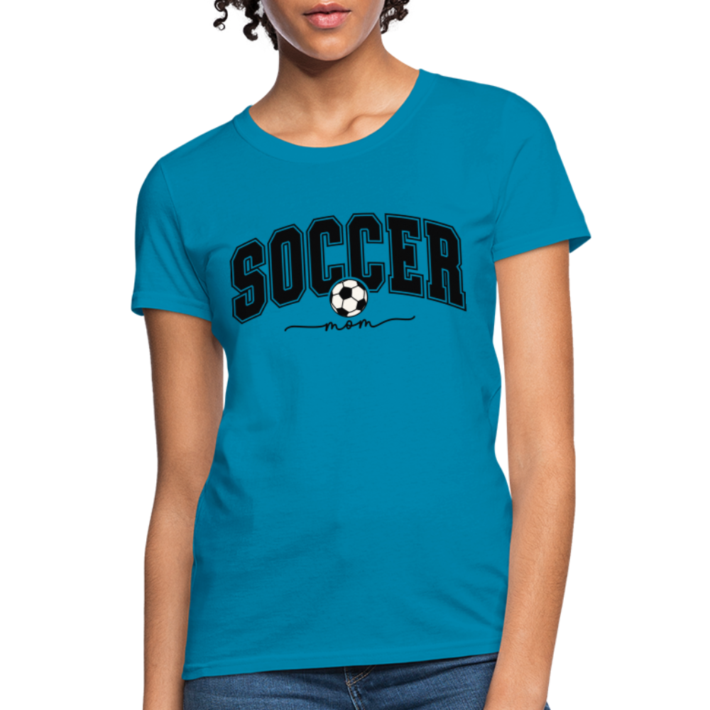 Soccer Mom Women's T-Shirt - turquoise