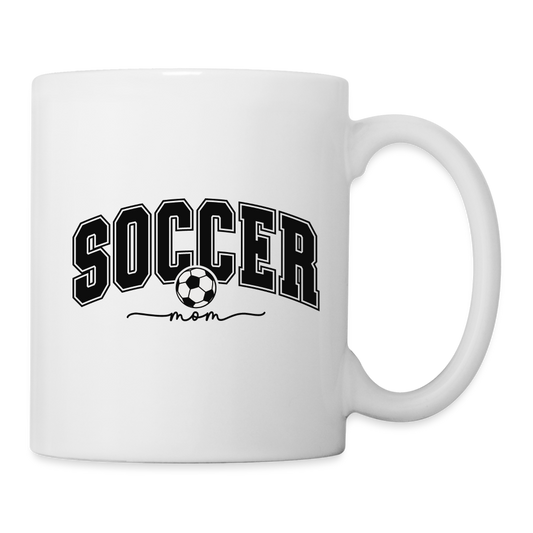Soccer Mom Coffee Mug - white