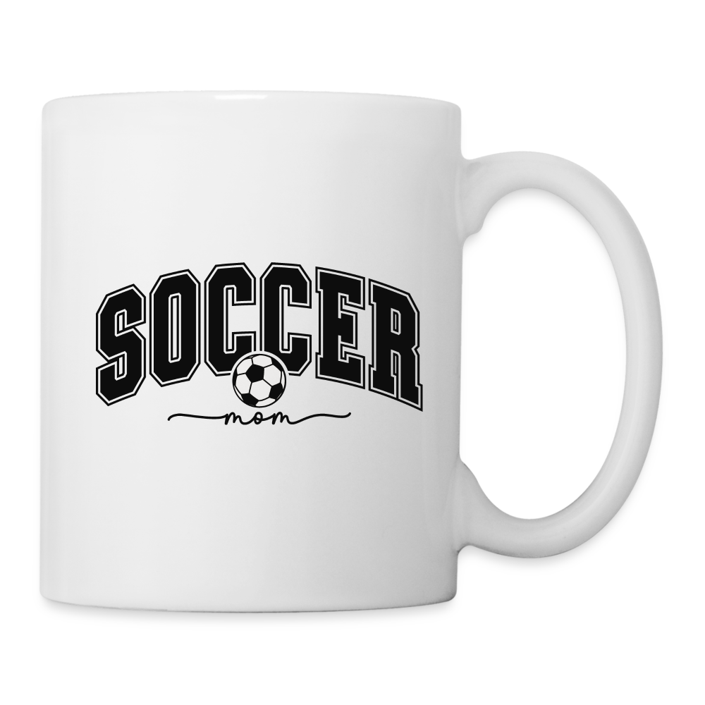 Soccer Mom Coffee Mug - white