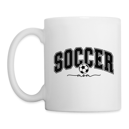 Soccer Mom Coffee Mug - white