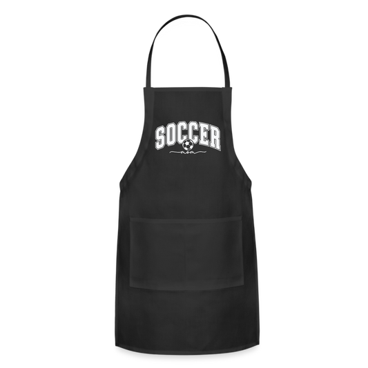 Soccer Mom Adjustable Apron - black